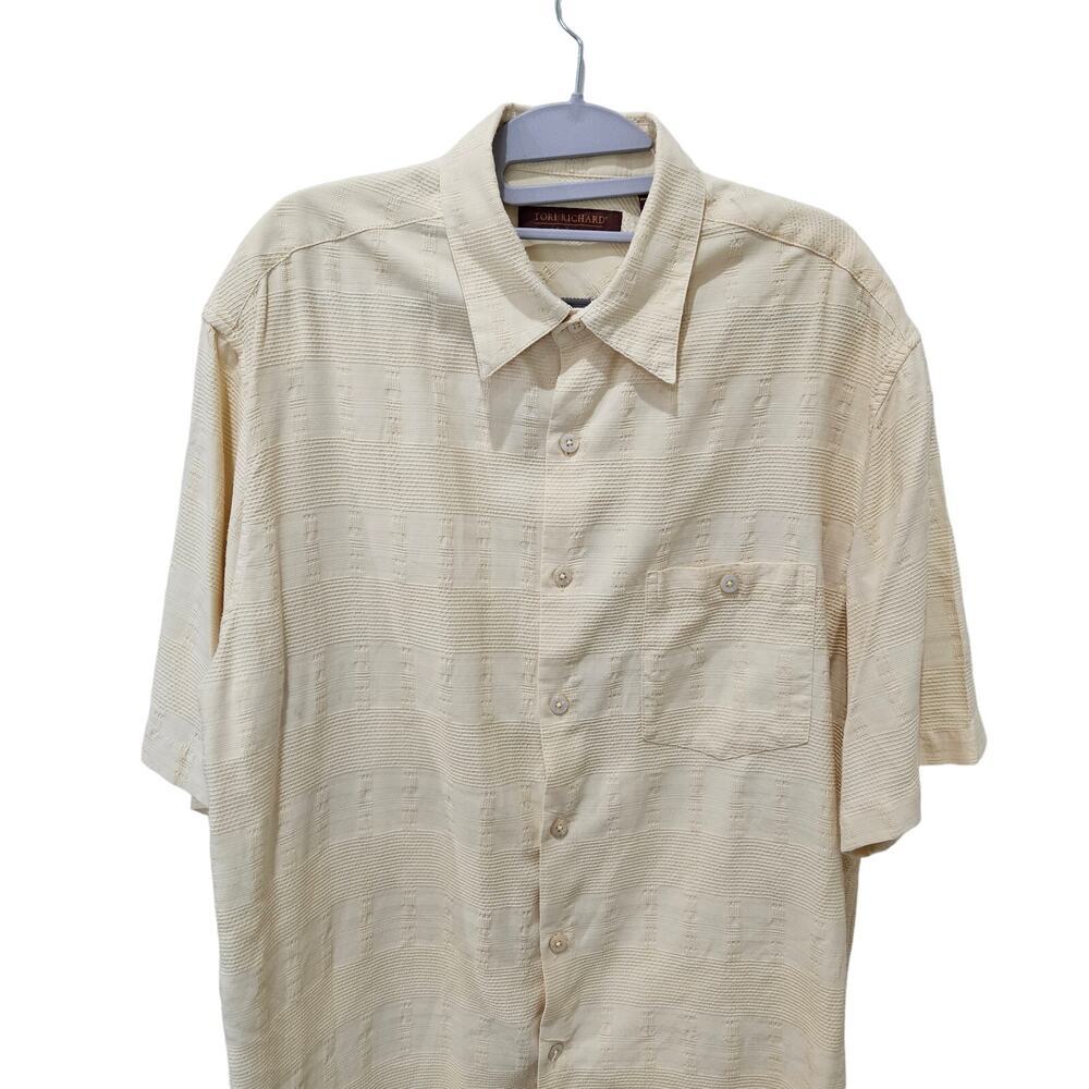 Men's Tori Richards Botton Up Shirt Size Large